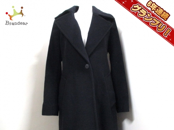 マックスマーラスタジオ コート 40 レディース 美品 黒