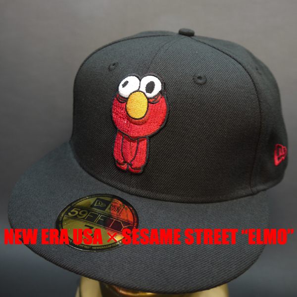 希少★セサミストリートELMOエルモNEWERAニューエラキャップ
