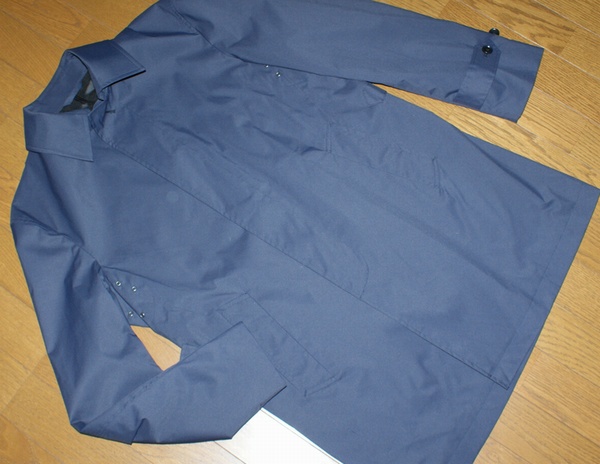 美品！STYLE ON トレンチコート M ネイビー 撥水風防効果アリ