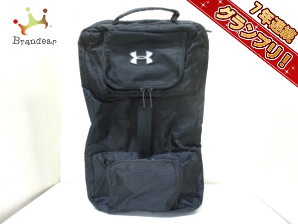 アンダーアーマー キャリーバッグ 黒×グレー ナイロン UNDER ARMOUR