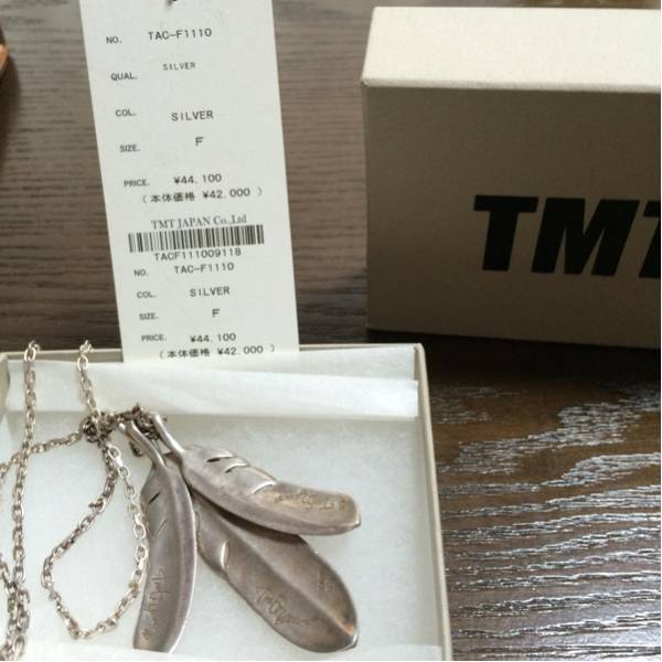 【新品】TMT フェザーネックレス