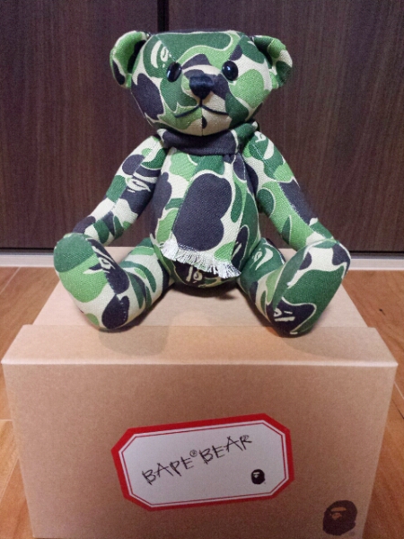 A BATHING APE テディベア 迷彩 アベイシングエイプ - ぬいぐるみ APE