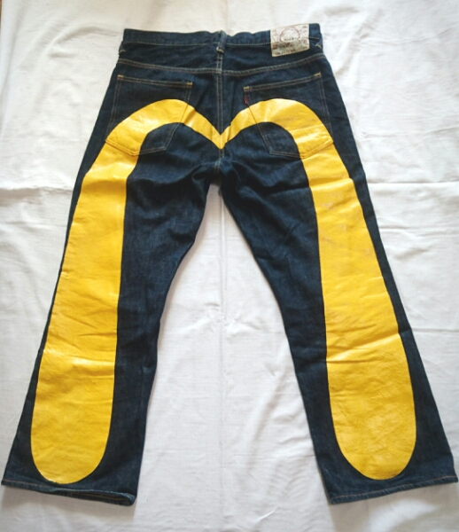 エヴィス ☆大大黒ジーンズ 【イエローW34】