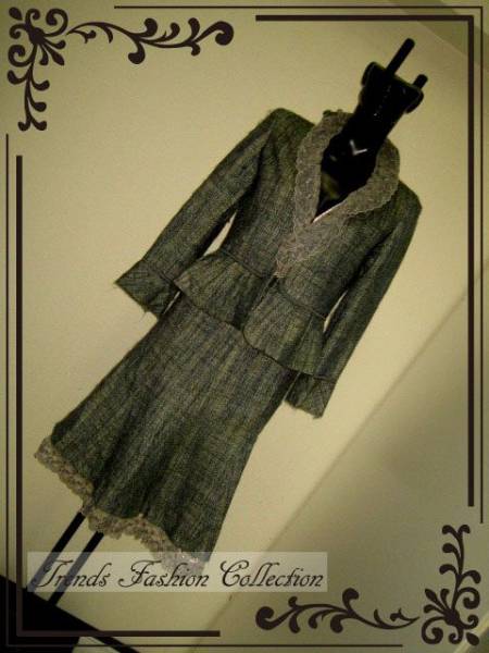 ☆☆CURASTYLE　サイズ42　レースモチーフ　スーツ