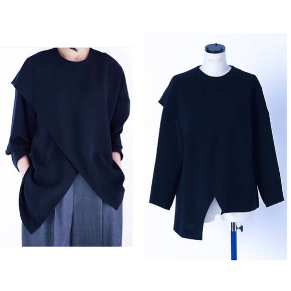 【新品タグ付き】完売 ENFOLD 16SS プルオーバー ネイビー