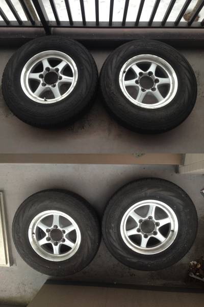 15-6.5J 6H/139.7 アルミ 215/80R15 ジオランダーH/T-S 4本