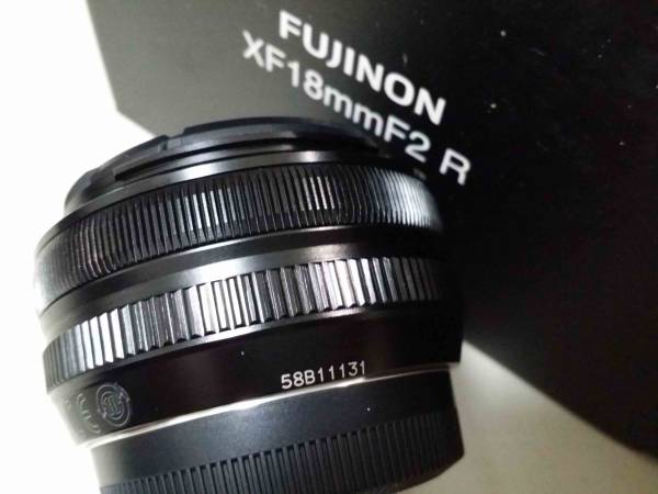 58B11131 富士フイルム XF18mm 美品