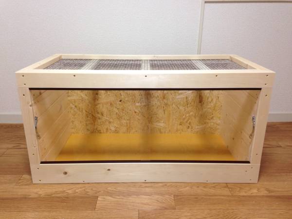 爬虫類木製ケージ ノーマルタイプ 900×450×450 FandK爬虫類 爬虫類木製ケージ ノーマルタイプ 900×450×450 FandK爬虫類