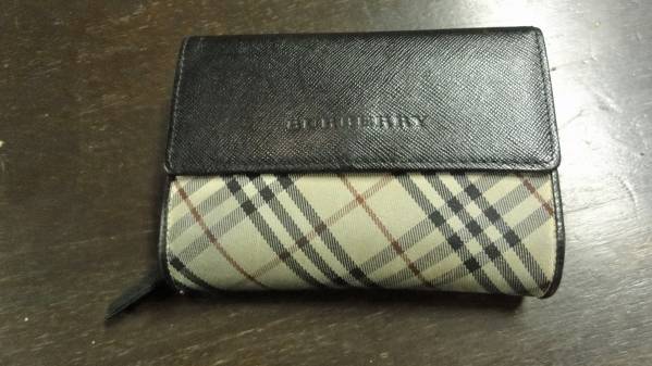 バーバリー BURBERRY 本革レザーウォレット財布