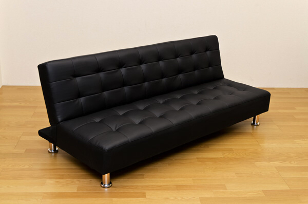 ★送料無料★ OPERA コンパクトソファベッド ブラック