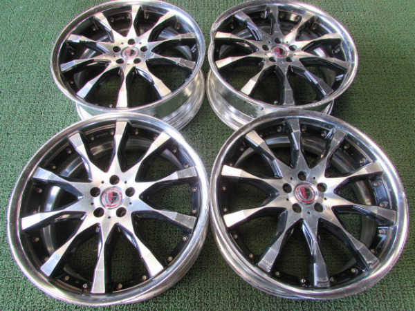 ★9131M 希少設定WORKシュヴァートPCD100 プリウス等 カスタム車