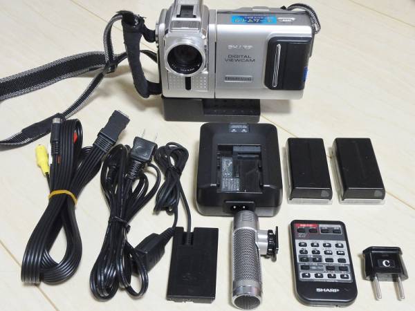 シャープ☆デジタルビデオカメラ VL-FD3☆部品多数 USED 液晶の