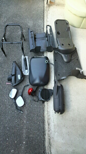 ホンダ ズーマー AF58 純正パーツ マフラー シート ステップ 等