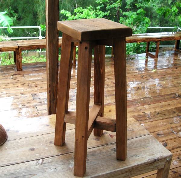 ◆◇リサイクル材　スツール　ハンドメイド23