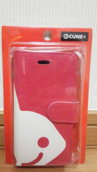 ラス1!おまけ付き★CUNE iphone 6/6s用 手帳型 ケース スマホ 赤