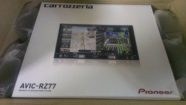 新品未開封♪ パイオニア 楽ナビ AVIC-RZ77
