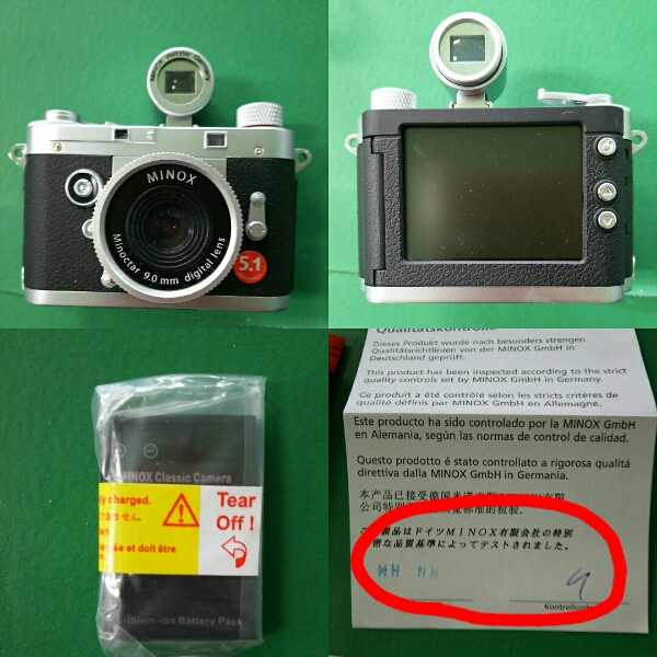 フィルムカメラ２台セット　動作未確認 フィルム:DCC 5.1:ミノックス:デジタルクラシックカメラ:展示品 ,A16