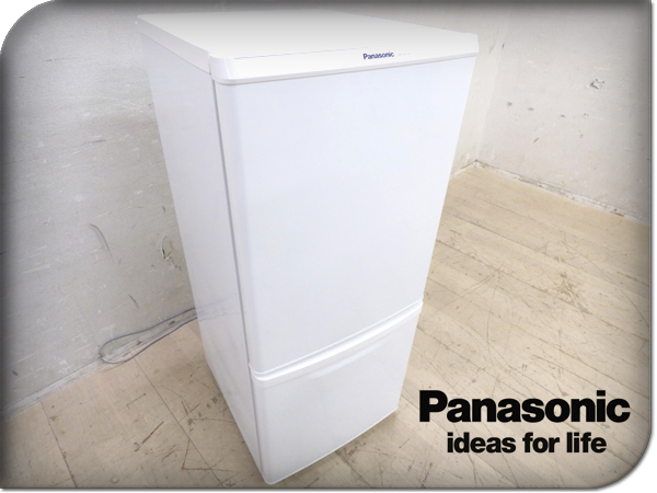 □美品□パナソニック□ノンフロン冷凍冷蔵庫/NR-B145W-W/bbb31k 家電