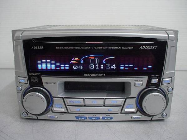 ADDZEST/アゼスト CD カセットデッキ ADZ525