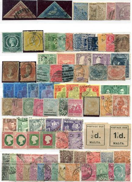 古い英領 ケープホープ タスマニア他 ビクトリア女王～KGⅥ 84枚