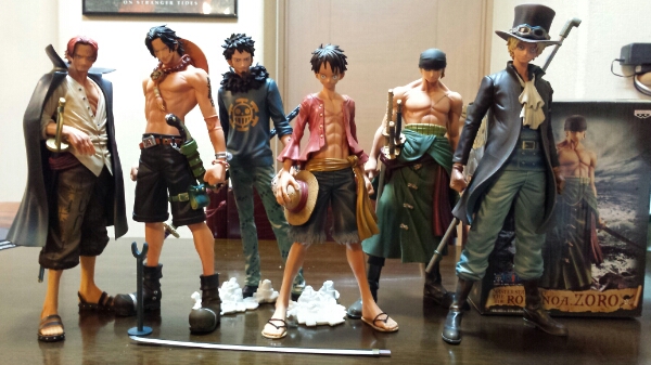 ワンピースＭＳＰルフィ．エース．サボ．ロー．シャンクス．ゾロ