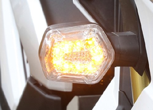 新品◆キタコLEDクリアウィンカー ZOOMER-XズーマーX JF52ホンダ