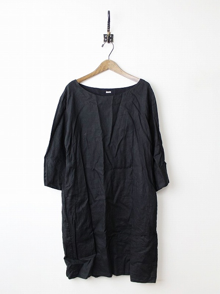 MARGARET HOWELL マーガレットハウエル リネンワイドワンピースF