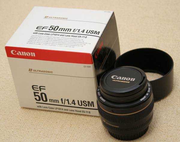 ★キャノン Canon　EF 50mm F1.4 USM　保存完璧　フィルタ付★