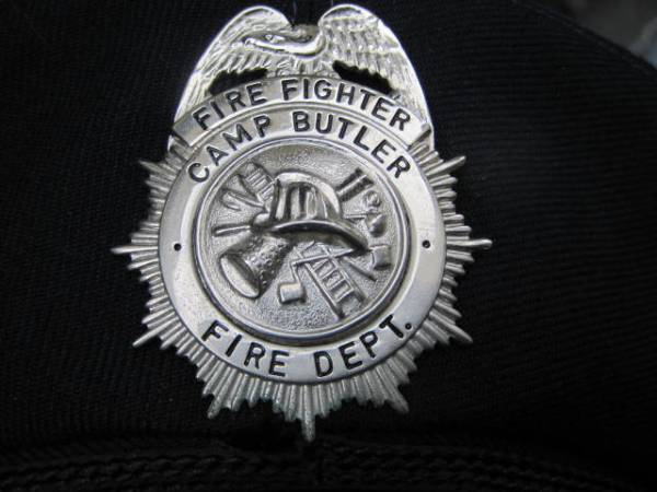 沖縄米軍消防隊制帽 FIRE FIGHTER CAMP BUTLER FIRE DEPT