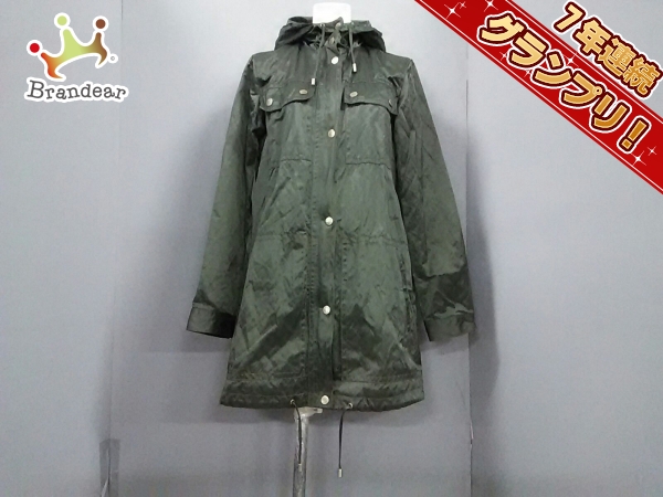 マイケルコース コート XS レディース 美品 ダークグリーン