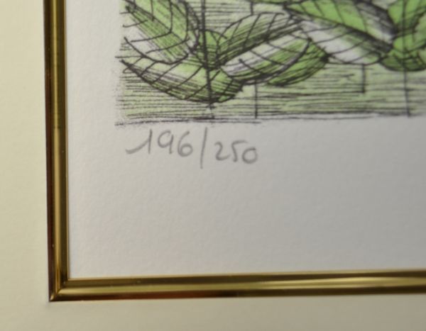 【版画】レイモン・ペイネ「心を開いて」ED196/250