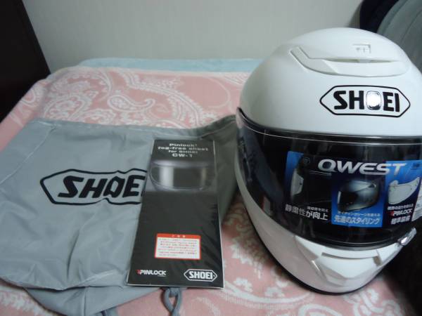SHOEI QWEST 白 Lサイズ 実使用なし ショーエイクエスト QWEST | FULL