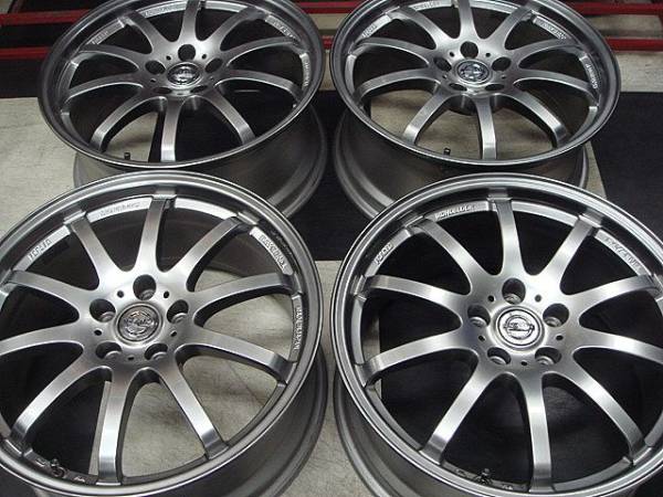 タイヤ、ホイール Y50 フーガ 純正OP RAYS ホイール 19インチ 8.5J+50 5穴