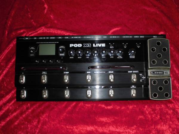 LINE6 POD X3 LIVE マルチエフェクター