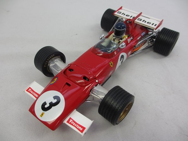 開封エグゾト1/18フェラーリ 312BメキシコGP優勝/J.イクス[梱0.2