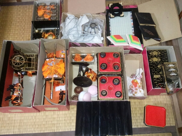雛人形の小物セット一式 ひな人形 ゆりかご様まとめ買いページ お雛様