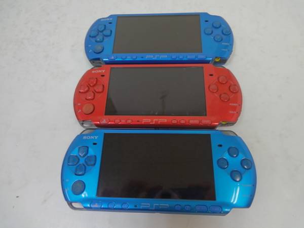 29☆PSP3000　本体のみ　3台セット　ジャンク
