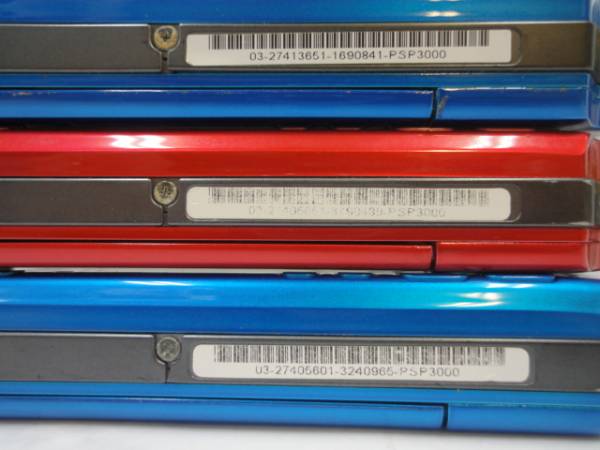 29☆PSP3000　本体のみ　3台セット　ジャンク