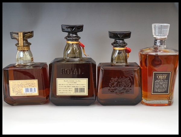 「未開封」サントリー ウイスキー 4本セット クレスト12年 ローヤル15年 未開栓 サントリー クレスト ローヤル 12年 15年 4本組○1909 【公式通販】