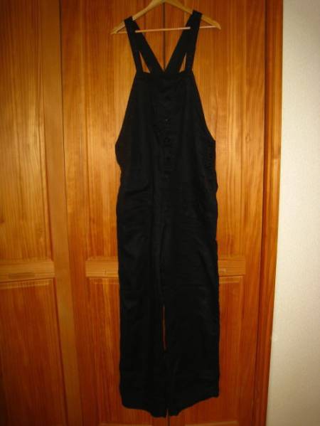 BLACK SIGN ブラックサイン オーバーオール L 黒