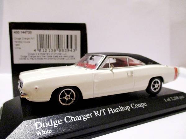 1/43 Minichamps ダッジ チヤージャー R/T Hardtop Coupe 1968 1⁄43