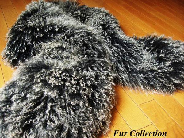 素敵なチベットラムファー毛皮ケープストールショール和・洋兼用
