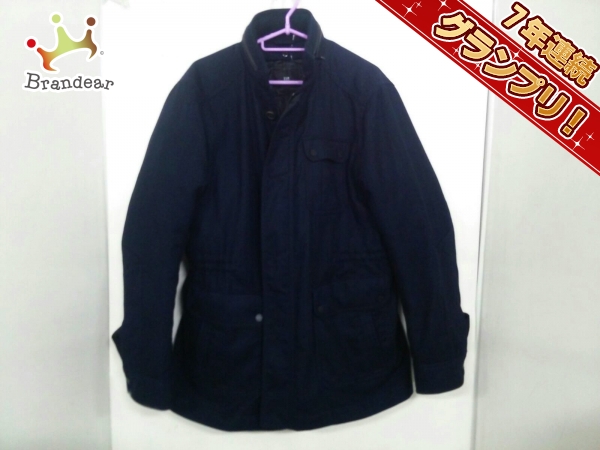ニジュウサンク オム ブルゾン 48 メンズ 美品 ダークネイビー