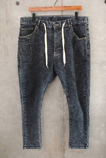 美品 16SS glamb グラム Rusty denim 3 サルエルパンツ デニム