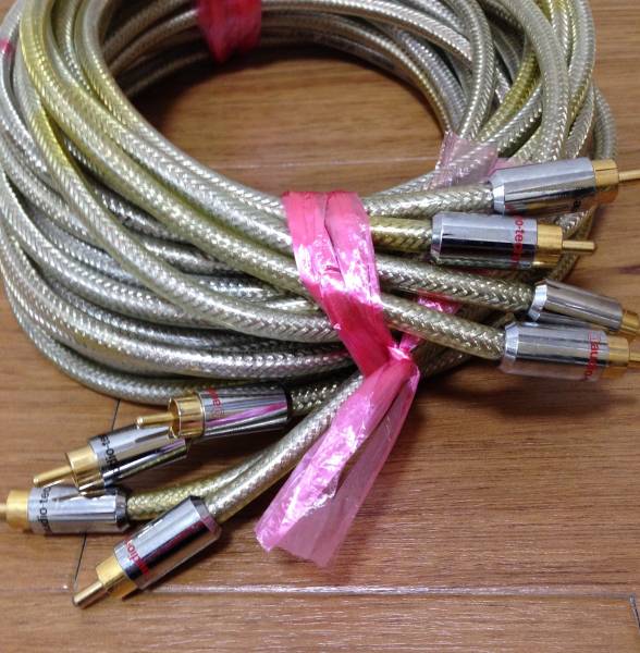 ■■オーディオテクニカ　RCAケーブル4メートル4ch■送料510円■