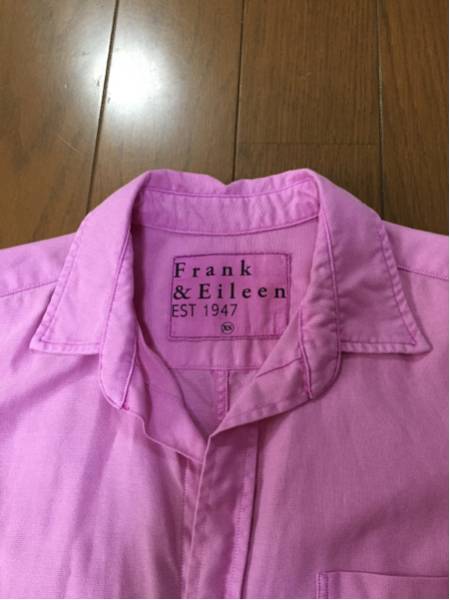 ジャーナル購入 フランク＆アイリーン コットンシャツ 美品XS