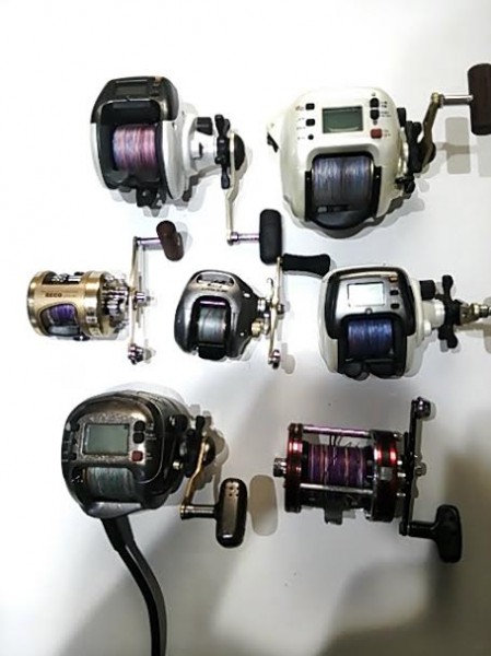 リール７個　電動リール含む