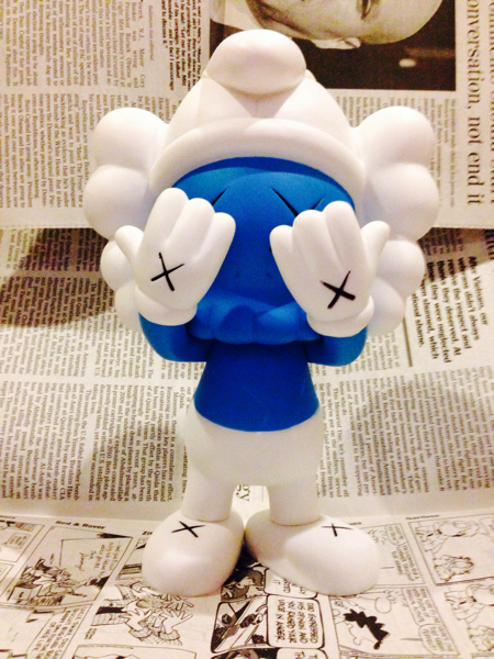 KAWS スマーフ フィギュア 青 Originalfake companion(キューブリック 