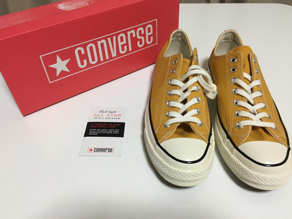 新品 コンバース チャックテイラー 70s 復刻 イエロー 27.5 US9