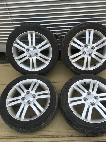 ダイハツ純正15インチアルミ タイヤセット 165/55r15